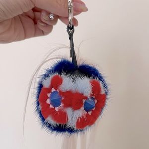 Fendi Fur ball monster Bag Charm